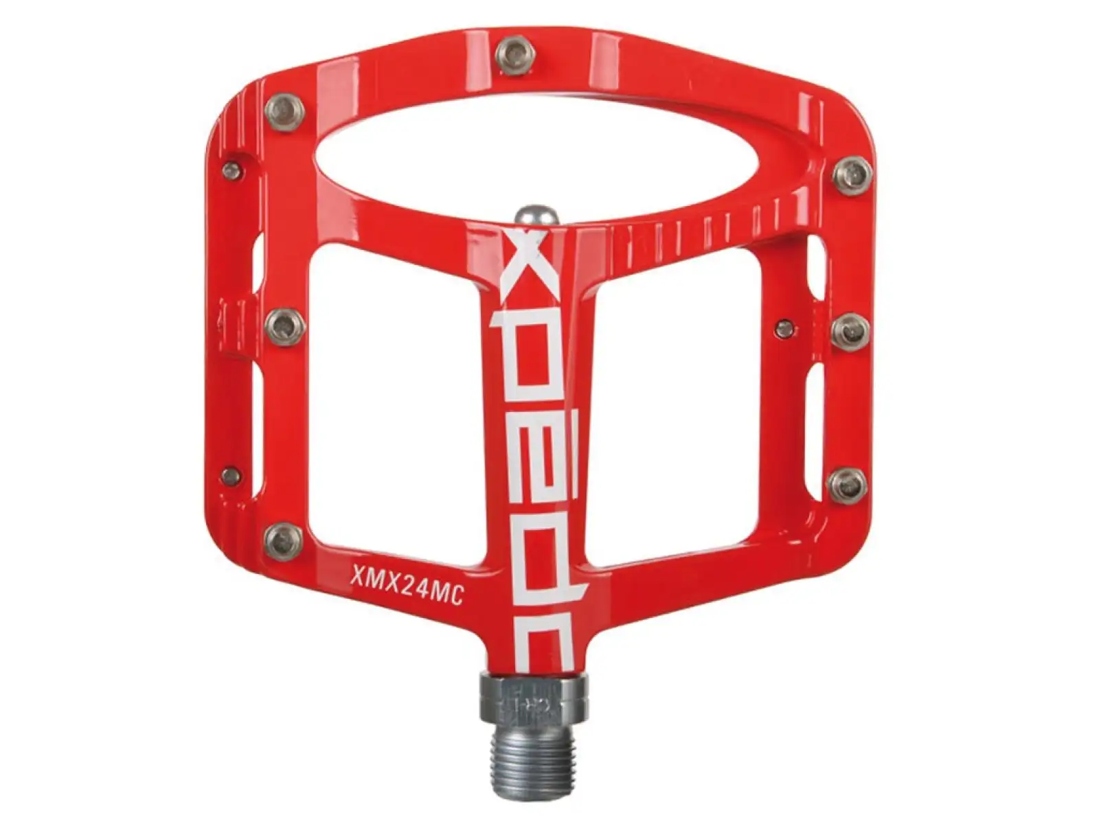X-pedo Spry Plattform-Pedale rot