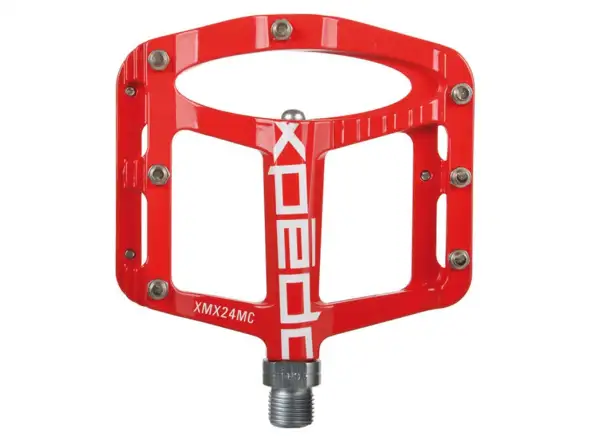 X-pedo Spry Plattform-Pedale rot