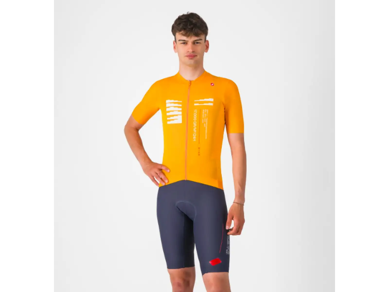 Castelli Espresso R-A/D Herren-Shorts mit Polsterung und Trägerhose Twilight Blue