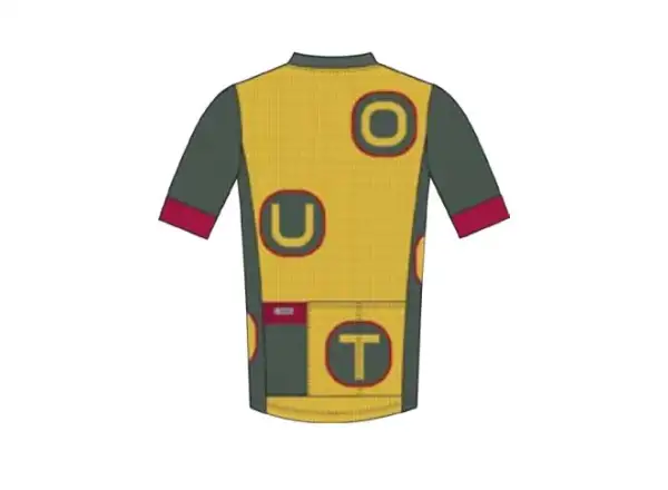 Dotout Dots Herrentrikot mit kurzen Ärmeln in Grün
