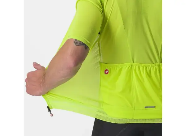 Castelli Superleggera 3 Herren-Trikot kurzarm Electric Lime