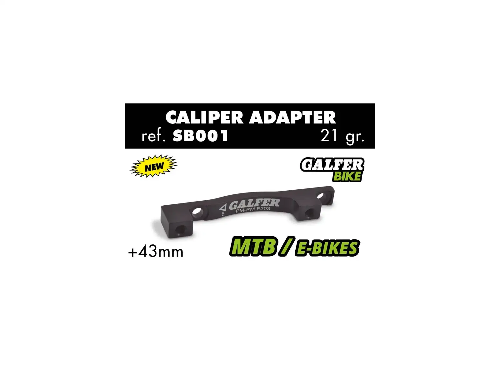 Galfer SB001 PM/PM Adapter vorne/hinten