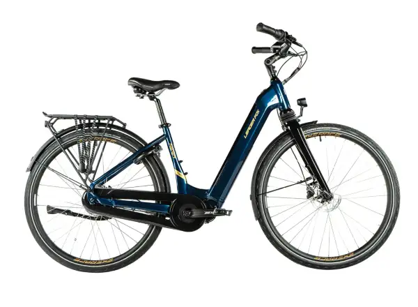 Leader Fox Neba 28 City-E-Bike low entry blau