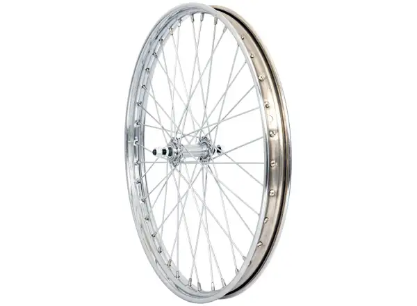 Einspeichenrad 2 1/4-19 Fe für Karren chrom