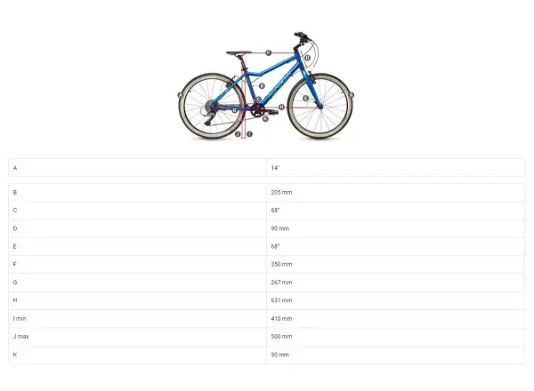 Academy Grade 2 Kinderfahrrad 14" rot