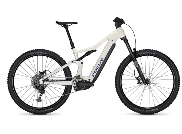 Focus JAM 7 800Wh vollgefedertes E-Bike Champagne / Shellwhite