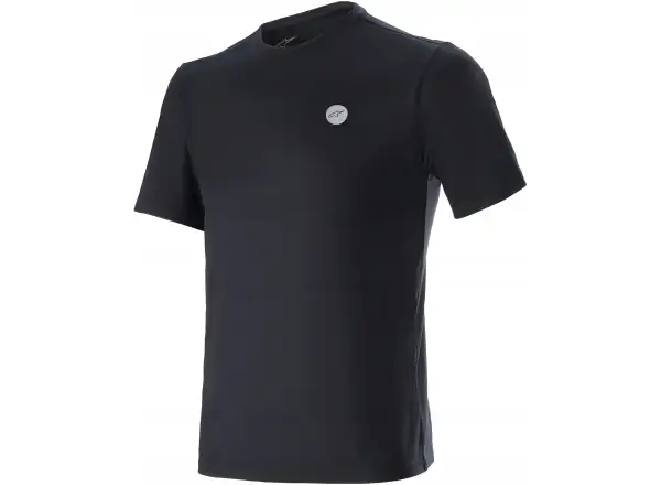 Alpinestars Dot Tech Herren-T-Shirt mit kurzen Ärmeln in Schwarz.
