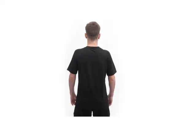 Sensor Merino Active No Logo Herren T-Shirt Kurzarm Schwarz