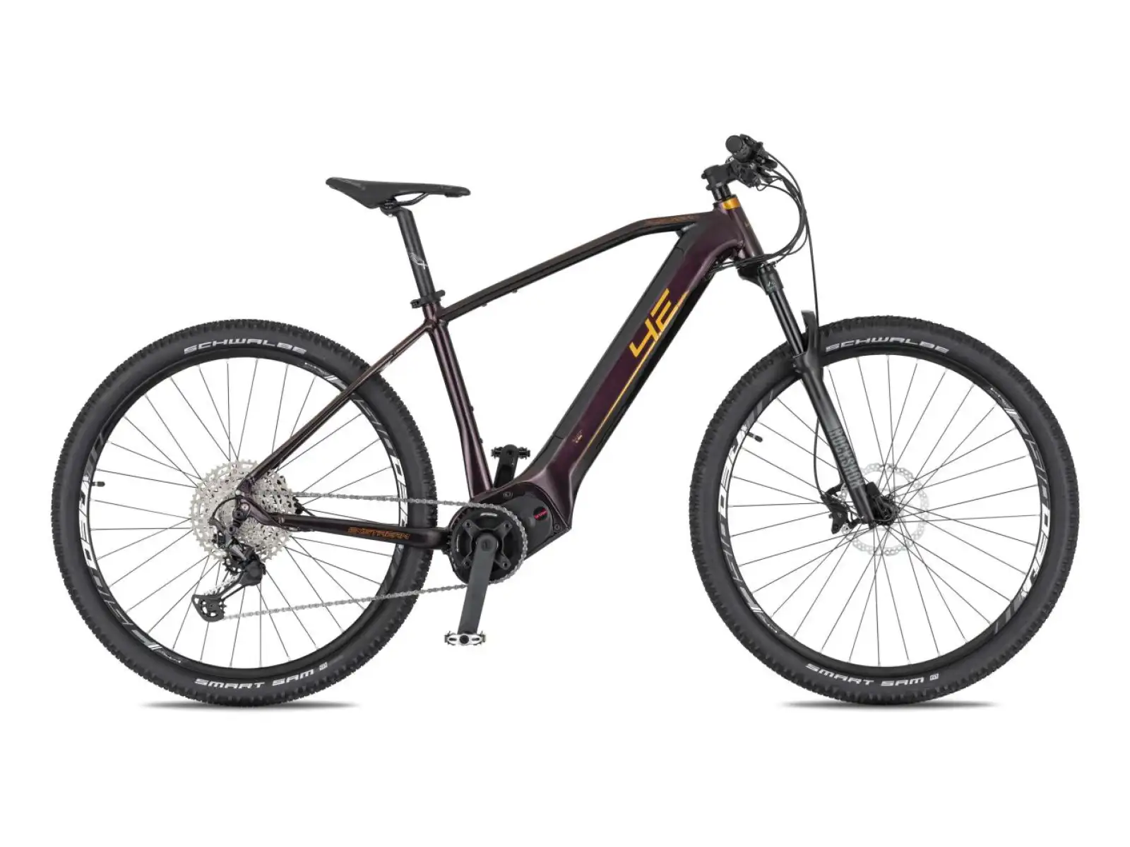4EVER Exstream Elite E-Mountainbike Dark Velvet/Bronze
