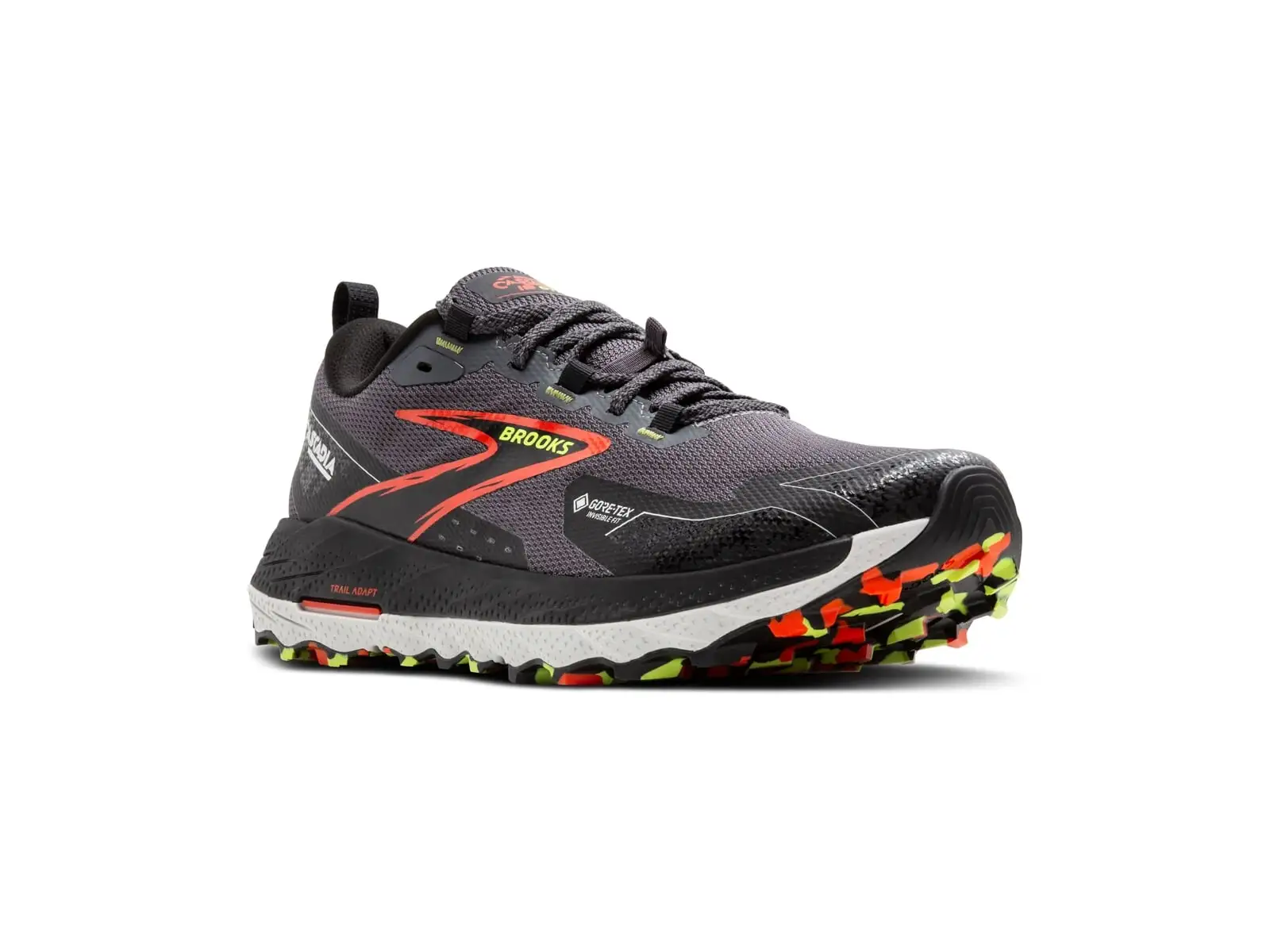 Brooks Cascadia 18 GTX Herren Laufschuhe Schwarz
