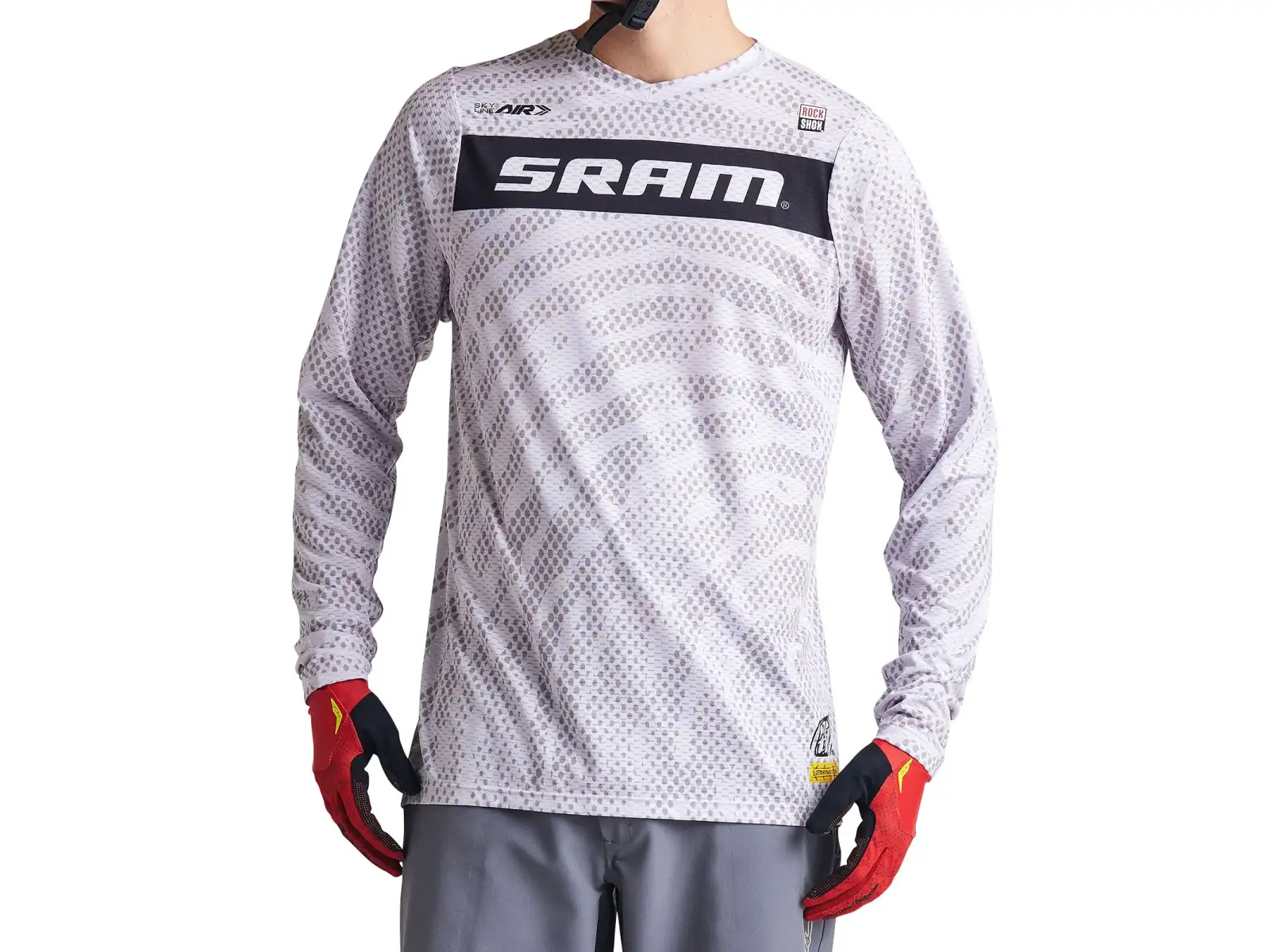 Troy Lee Designs Skyline Air Herrentrikot Langarm Roots Cement