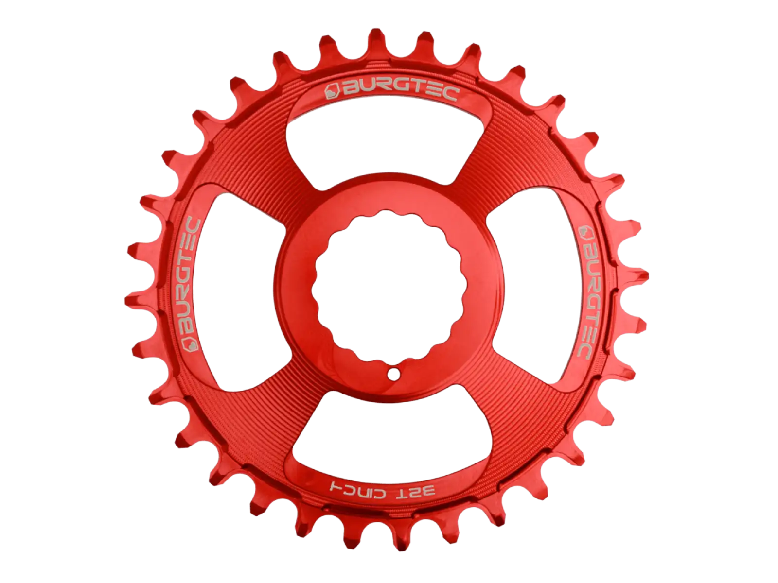 Burgtec Cinch Thick Thin Kettenblatt rot