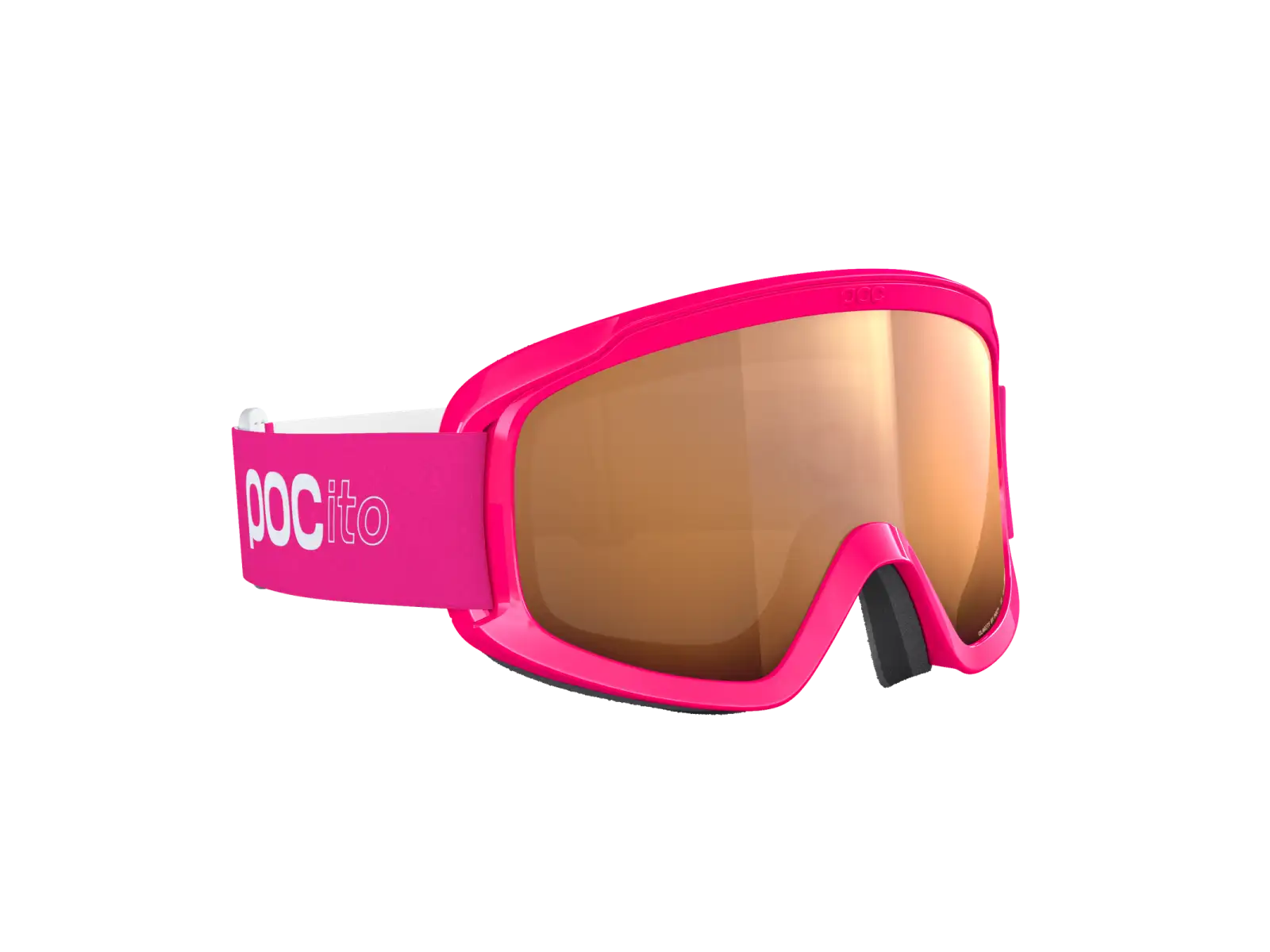 POC POCito Retina Kinder Skibrille Fluoreszierendes rosa/Hellorange