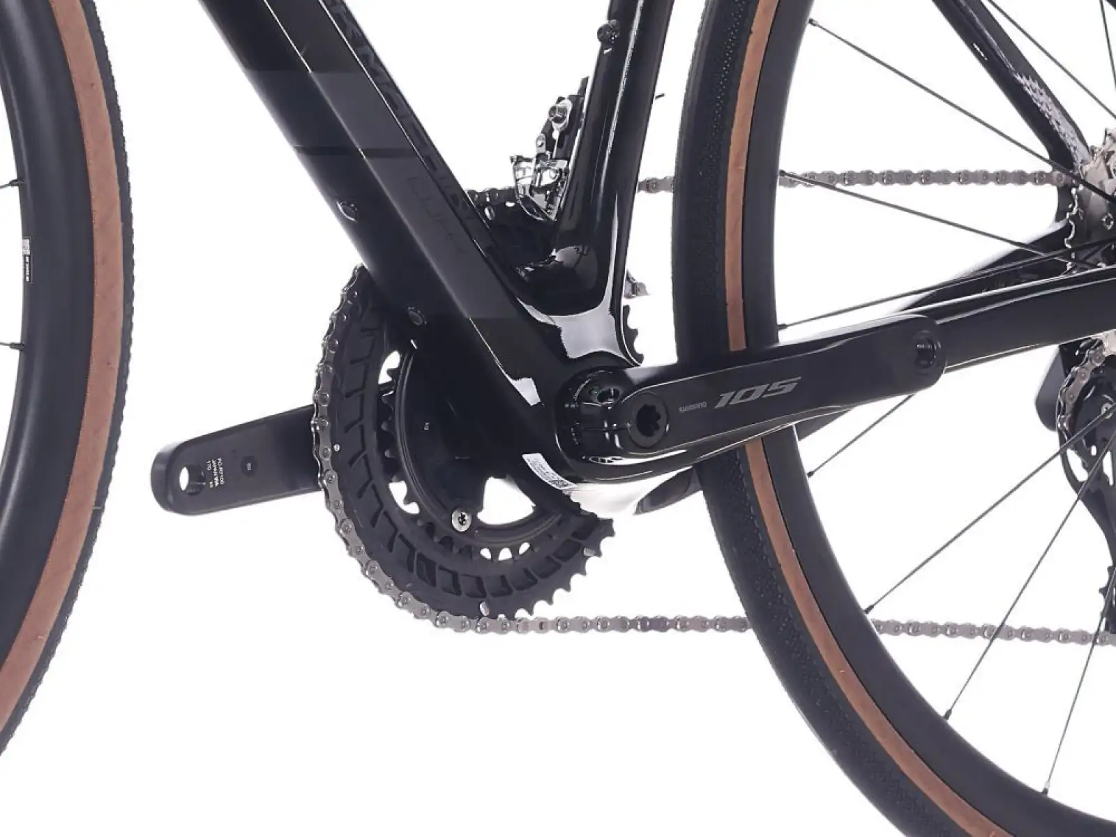 Rock Machine Lukk CR 80 Gravelrad Gloss Metallic Black