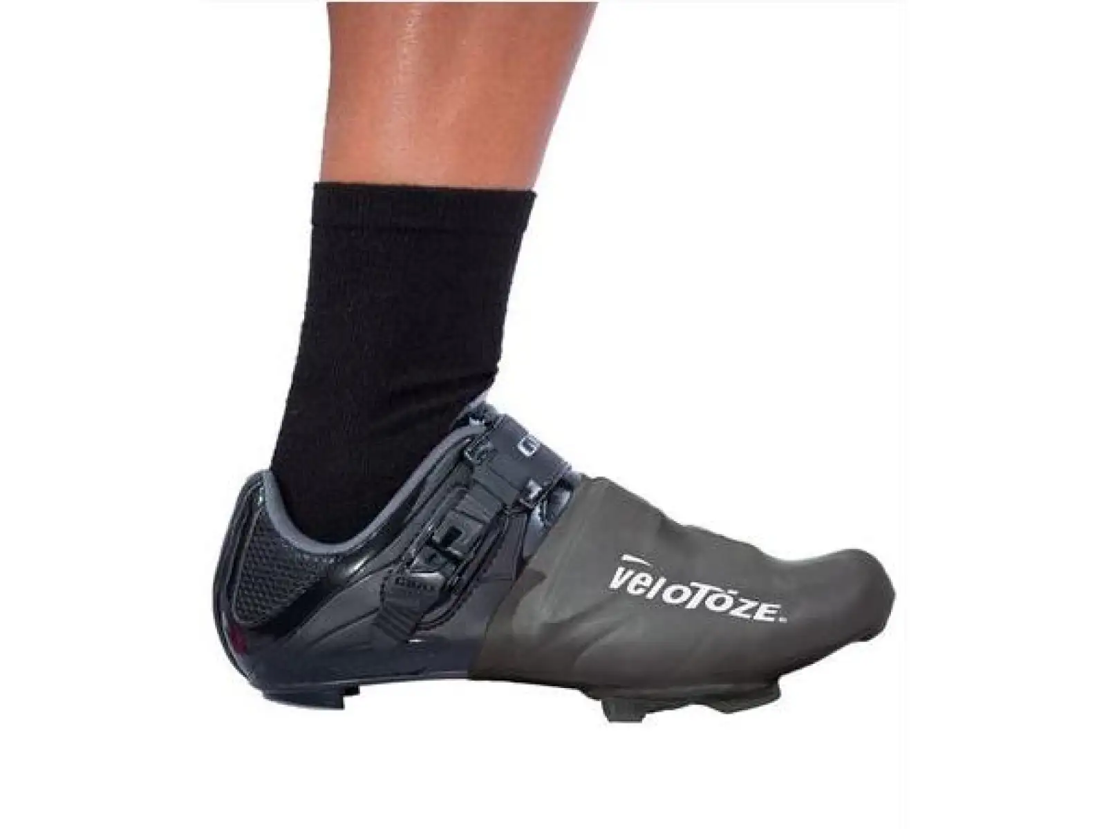 Velotoze Toe Cover Road Latex-Überzüge für Rennradschuhe, schwarz, Einheitsgröße