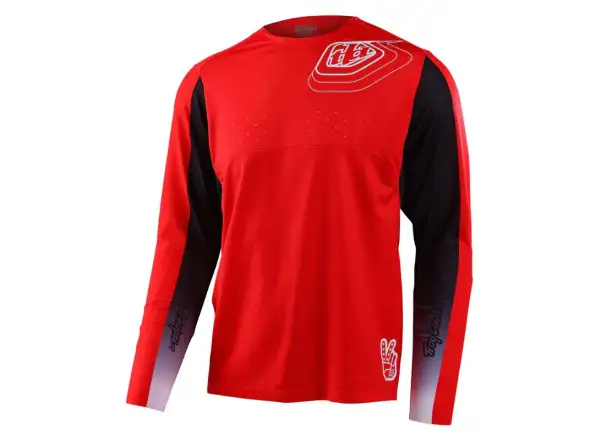 Troy Lee Designs Sprint Herren Langarmtrikot Richter Race Rot