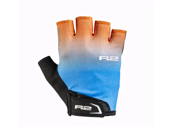 R2 Mistral Kinder-Fahrradhandschuhe blau/orange