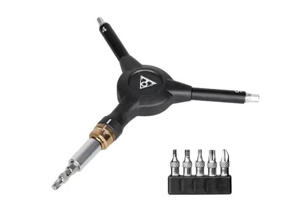 Topeak Y-Speed Ratschenschlüssel mit 4mm und 5mm Inbusschlüssel-Aufsatz