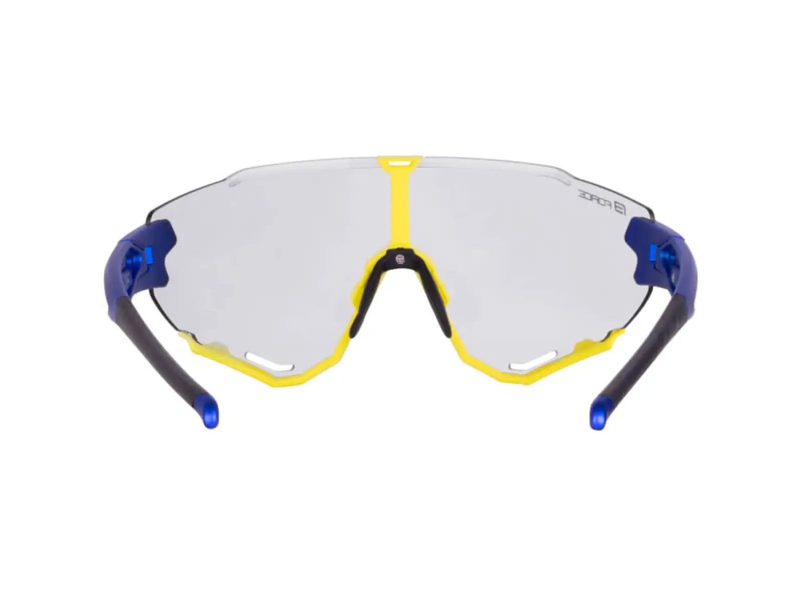 Force Creed Brille blau/fluo mit fotochromatischen Gläsern.