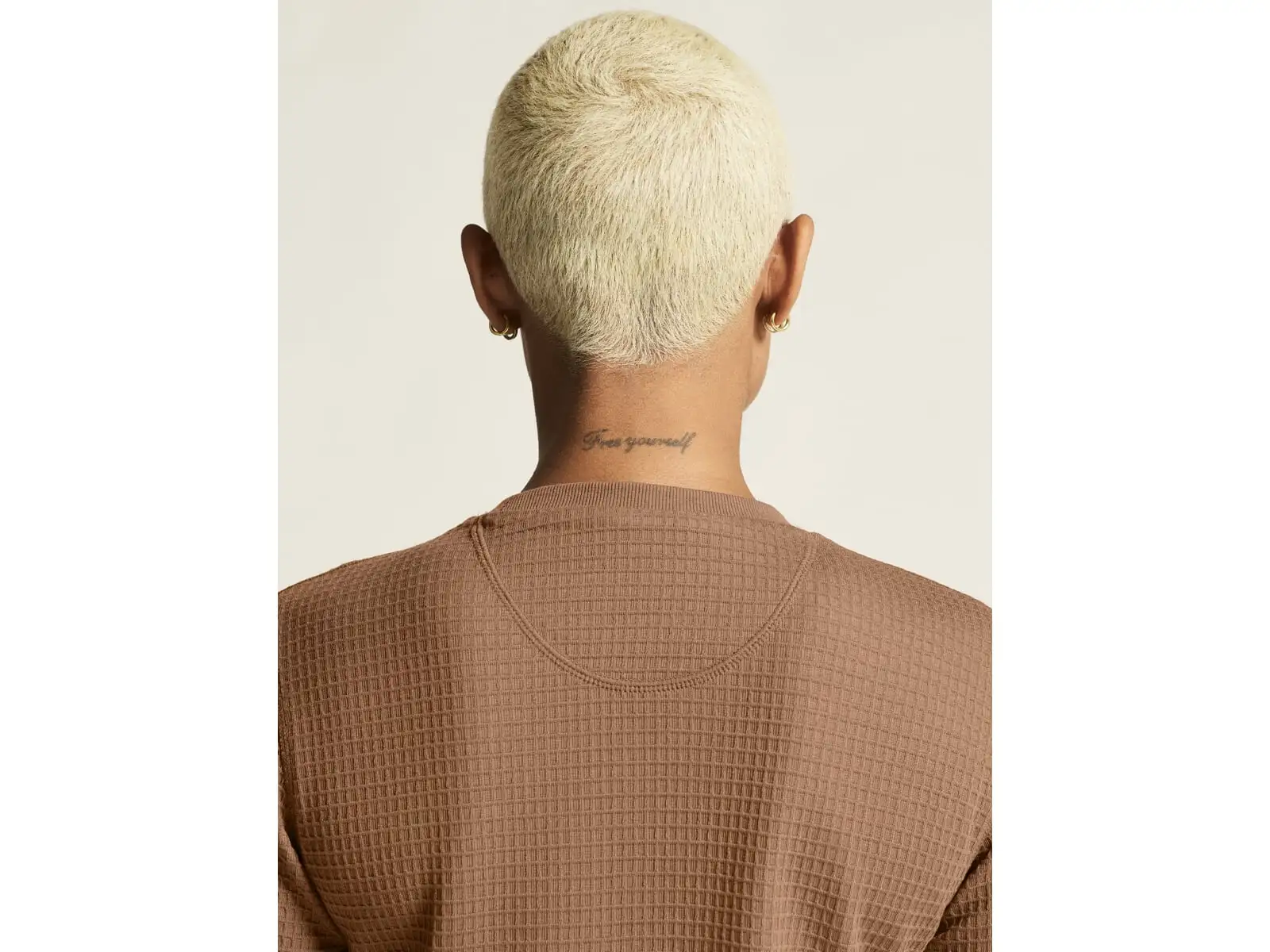 Craft Wool Waffle Damen Langarmshirt braun