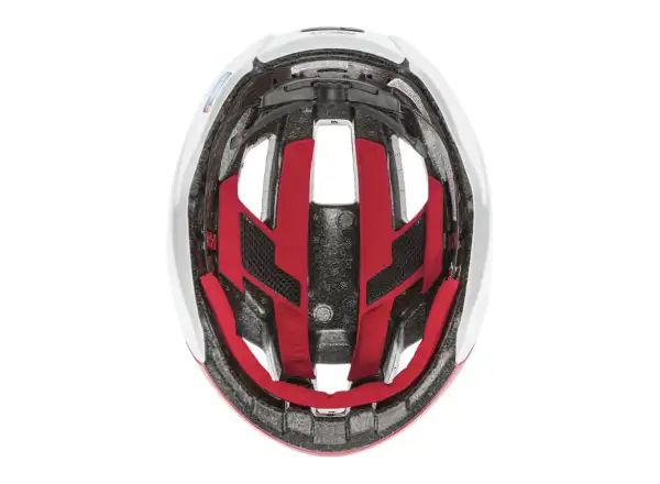 Uvex Rise CC Helm Red/White Matt