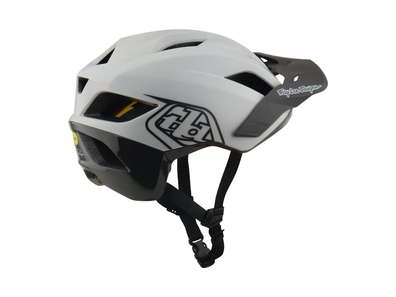 Troy Lee Designs Flowline MIPS Helm Point Gray