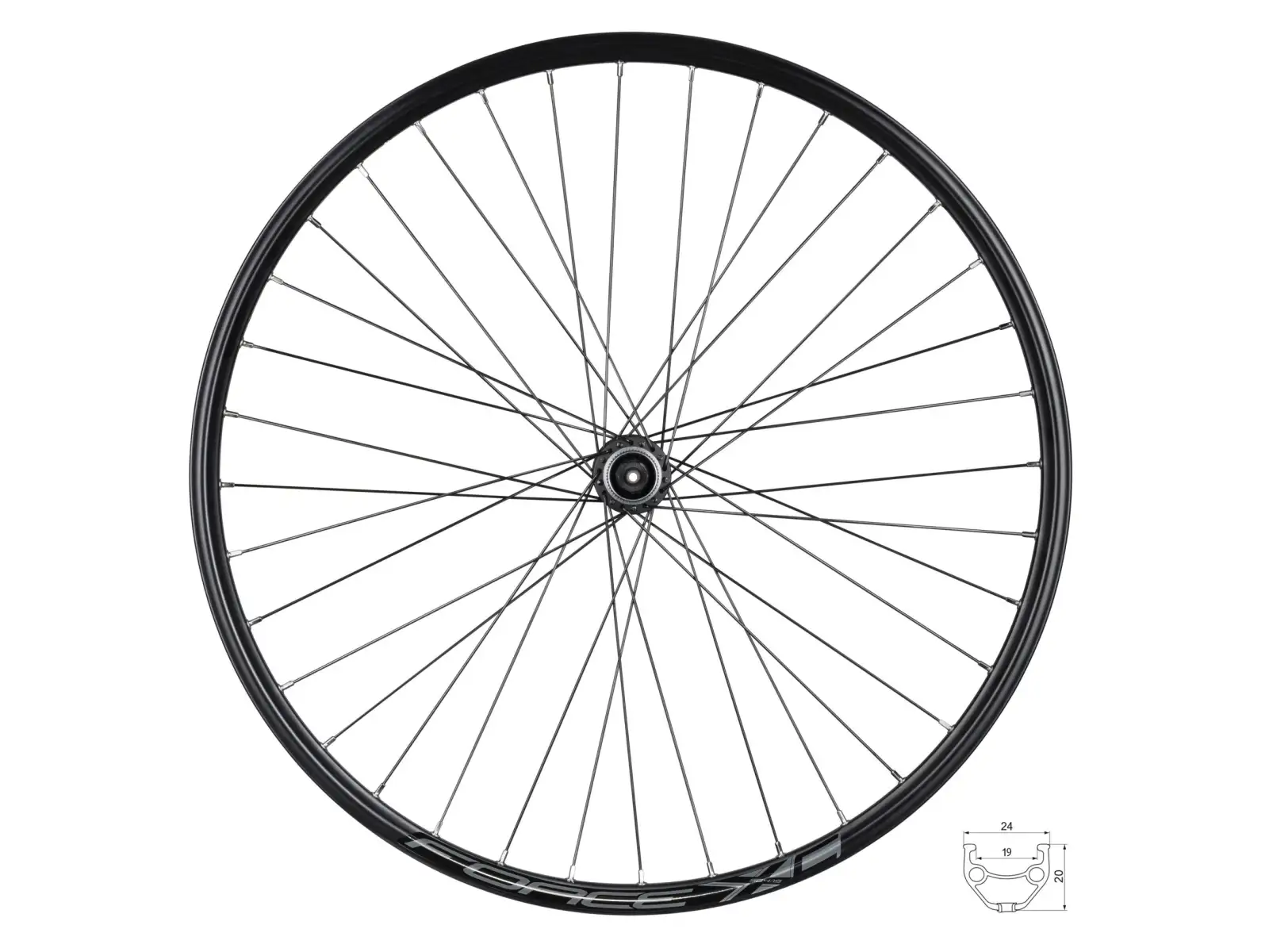 Force XC Disc 27,5" Vorderrad Laufrad