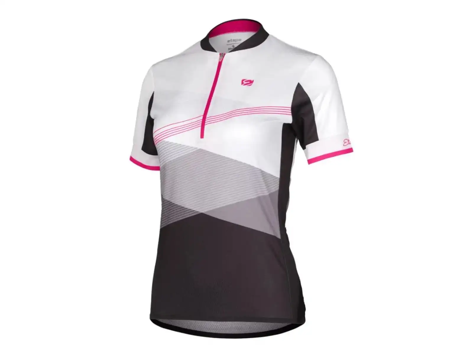 Etape Liv Damen Kurzarmtrikot weiß/rosa