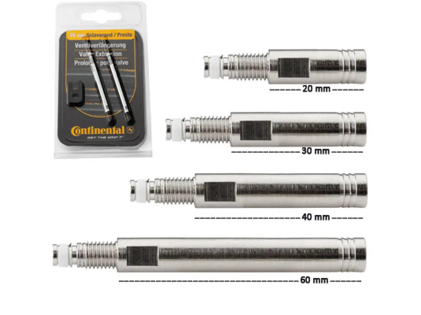 Continental Verlängerung für Schlauchventil 60 mm.