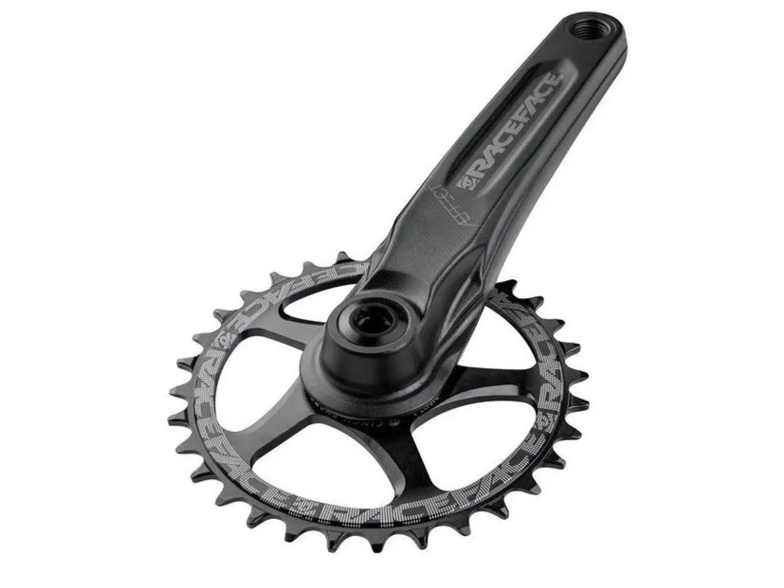 Race Face Aeffect Kurbeln ohne Kettenblatt 175 mm Schwarz