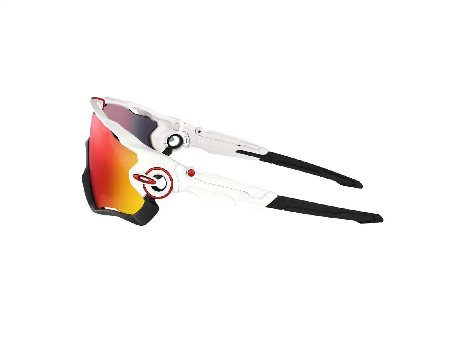Oakley Sonnenbrille – Jawbreaker Polished White/Prizm Road