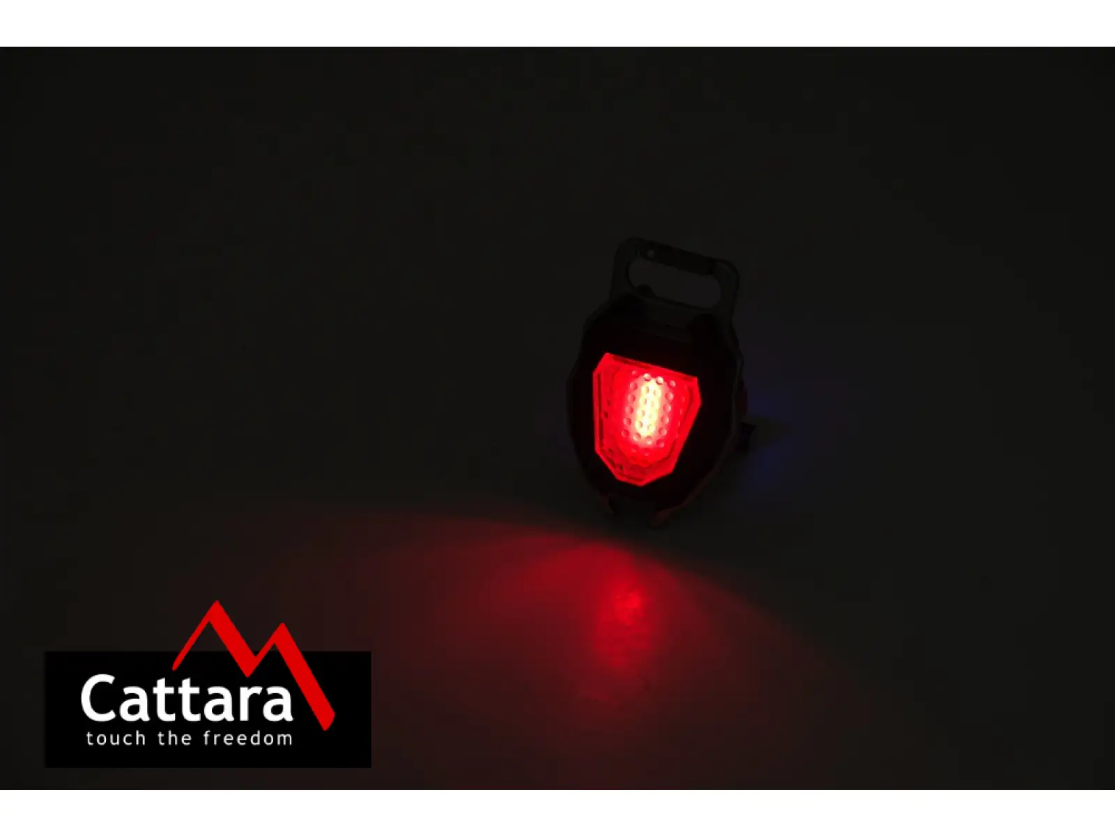 Cattara Taschenlampe COB 560 lm mit Multi-Emblem und Feuerzeug