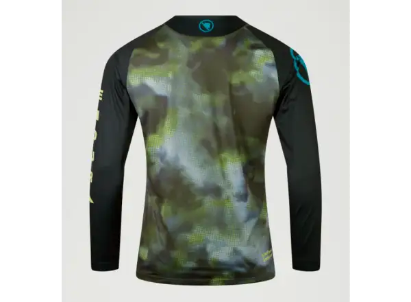 Endura Pixel Cloud Herren Langarmtrikot Schwarz