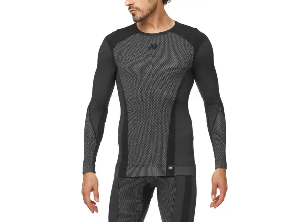 SIXS TS1 V2 Funktionsshirt Langarm carbon Schwarz