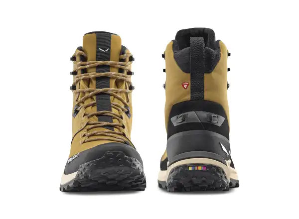 Salewa Puez Winter Mid PTX Herrenschuhe Golden Brown / Schwarz