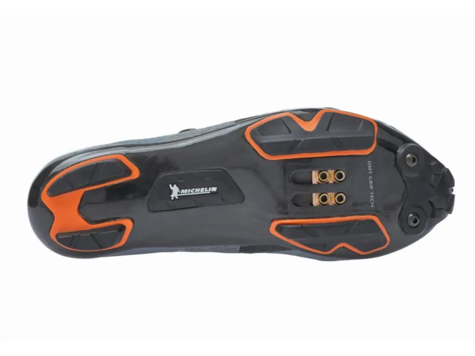 DMT KM1 MTB Herren-Mountainbike-Schuhe Anthrazit/Schwarz/Orange
