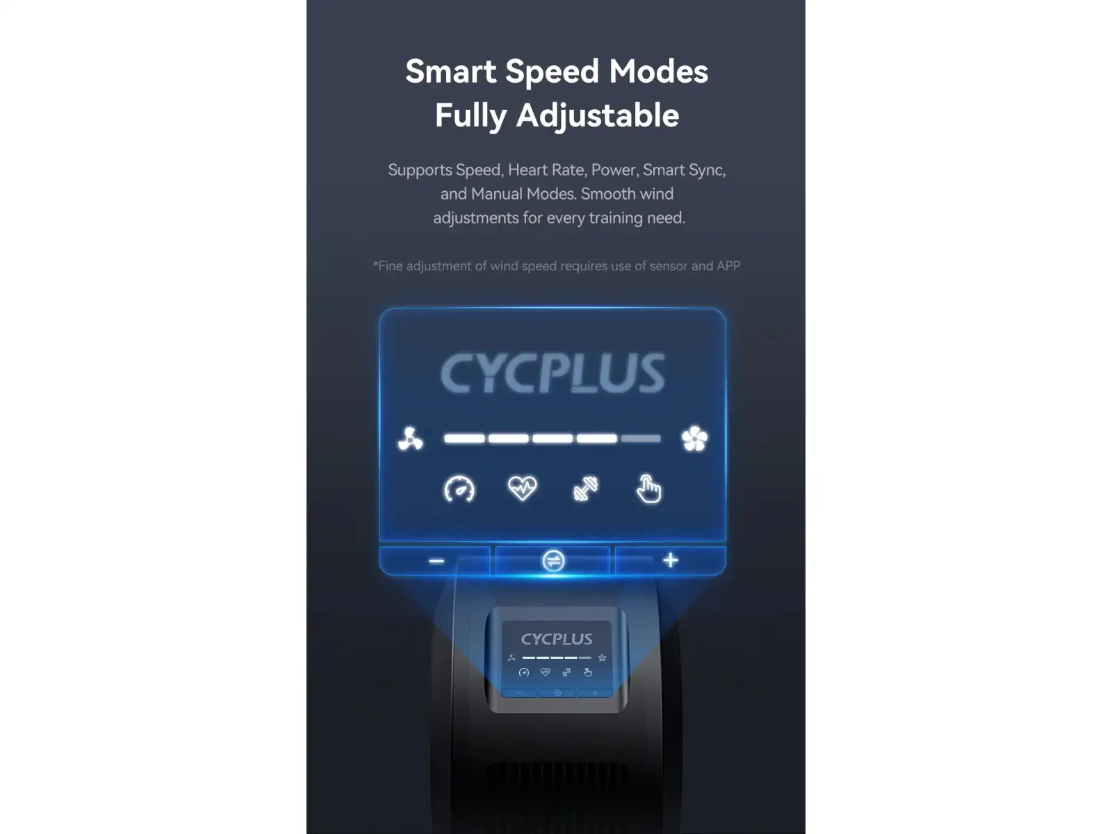 Cycplus F1 elektronisch gesteuerter Ventilator