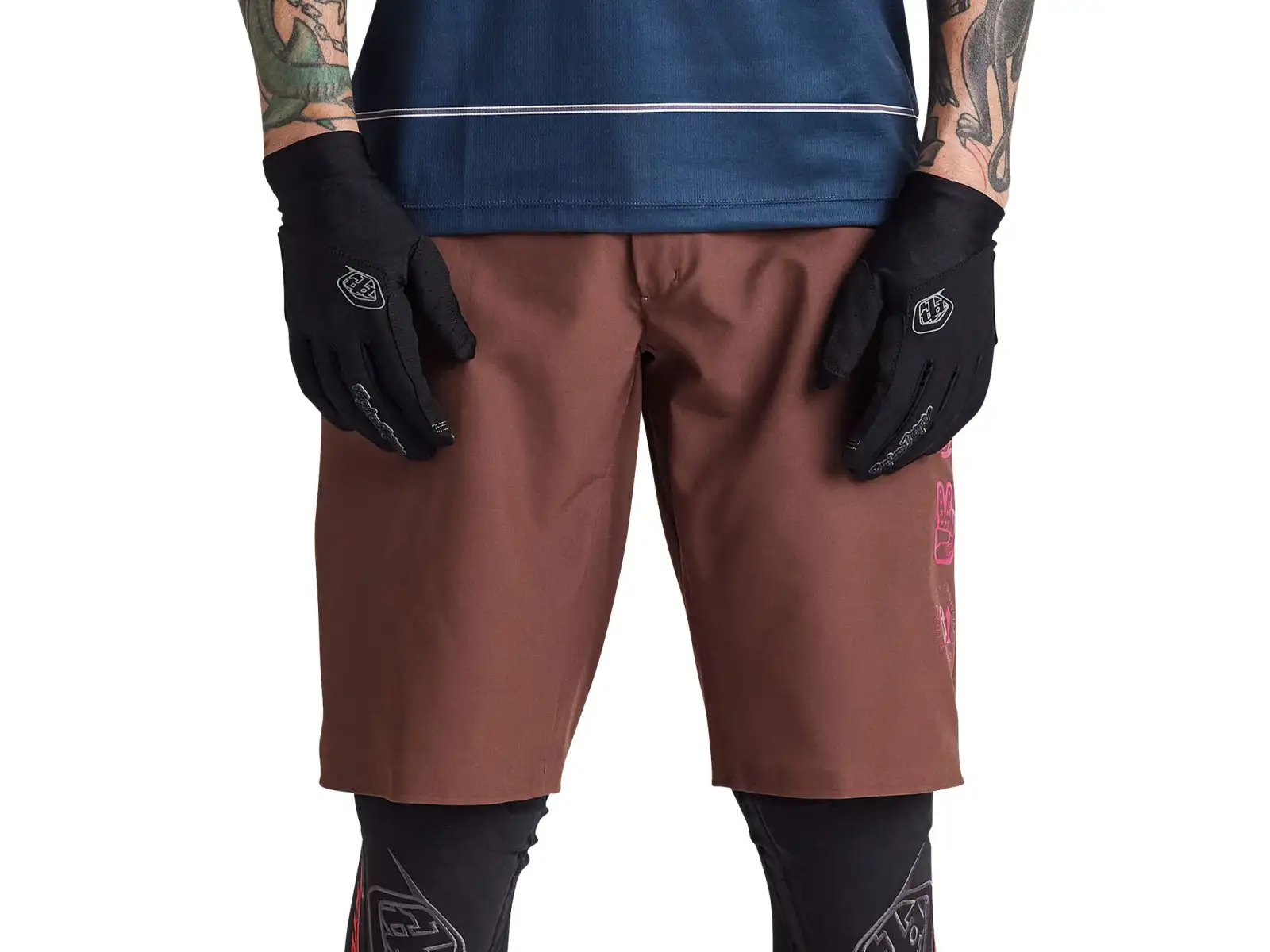 Troy Lee Designs Flowline Superlyte Herren Shorts Mono Chocolate