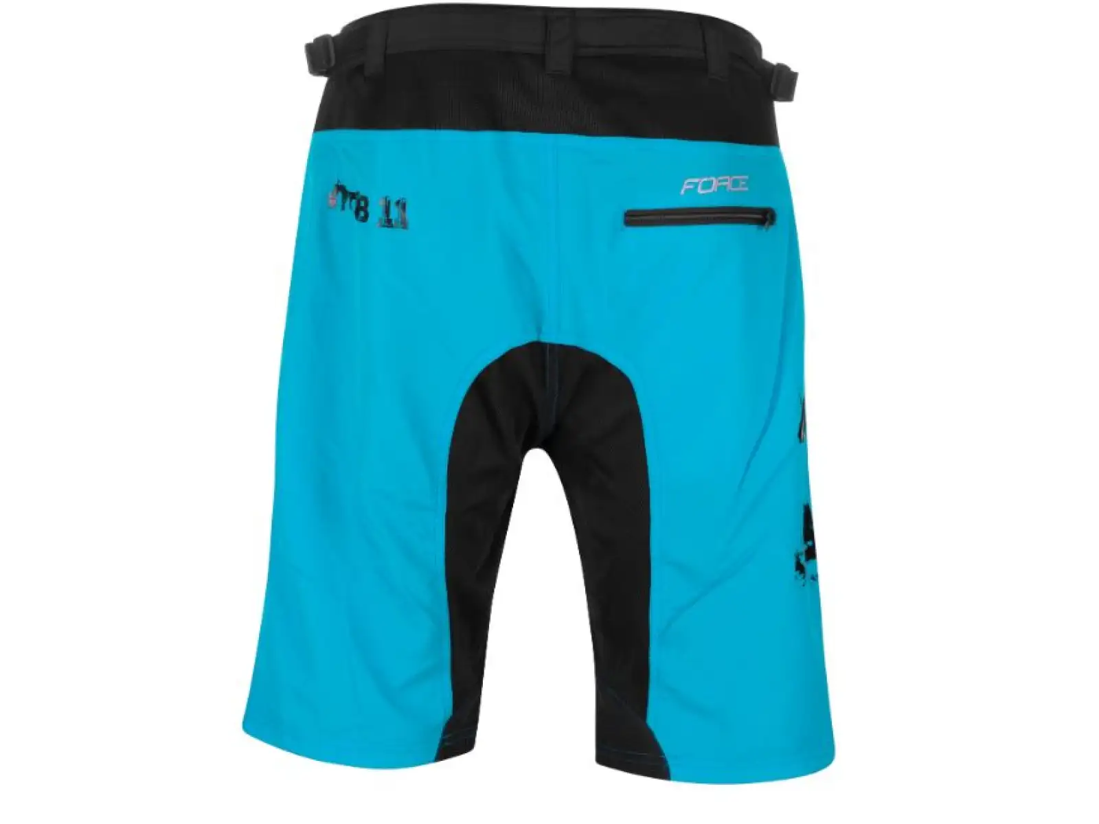 Force MTB-11 Herren Shorts mit Polsterung Blau
