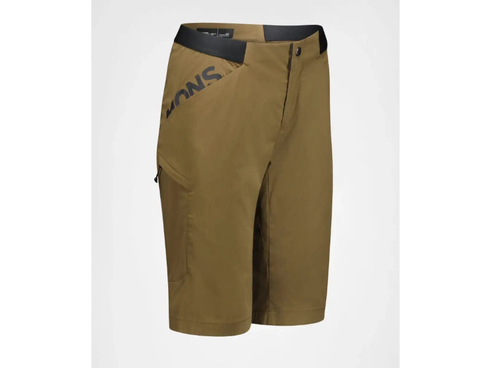 Mons Royale Diversion Merino Trail Damen-Shorts Dark Olive