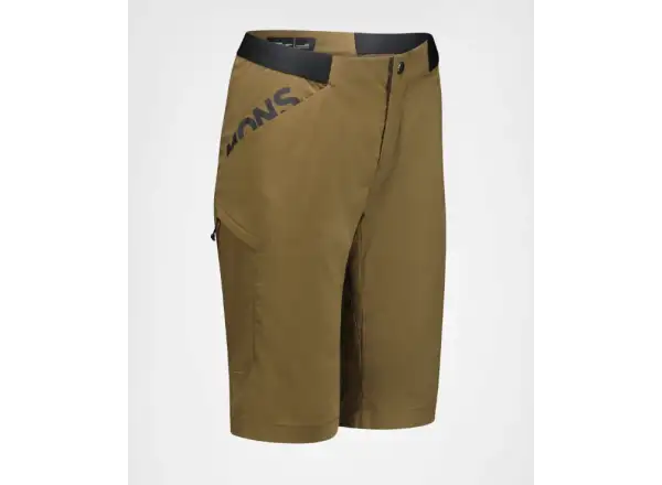 Mons Royale Diversion Merino Trail Damen-Shorts Dark Olive