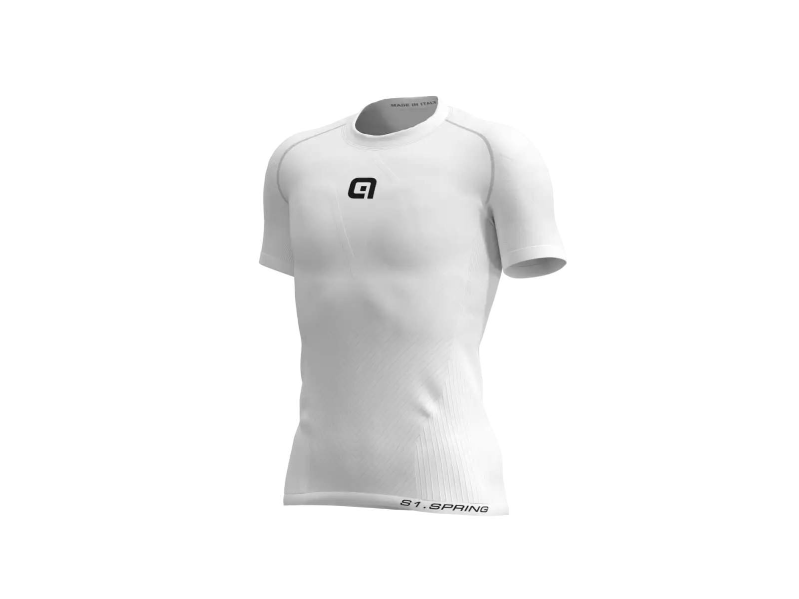 Alé Spring S1 Herren Funktions-T-Shirt Kurzarm weiß