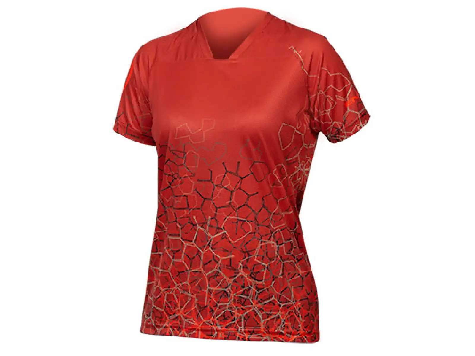 Endura SingleTrack Print Tee LTD Damen Kurzarm Shirt cayenne
