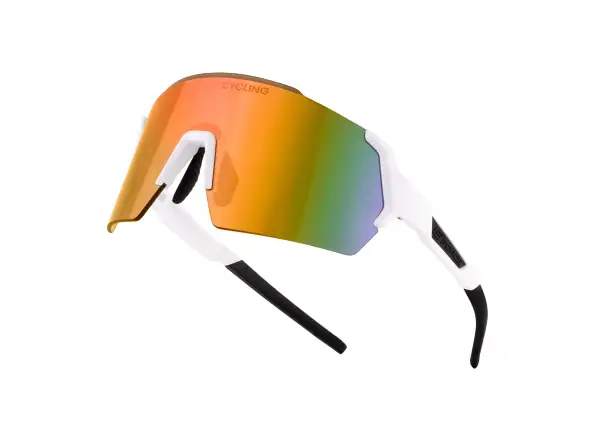 Force Electra Brille weiß/rot revo Glas