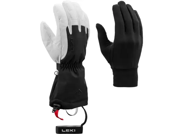 Leki Guide X-Treme Skihandschuhe Black/White