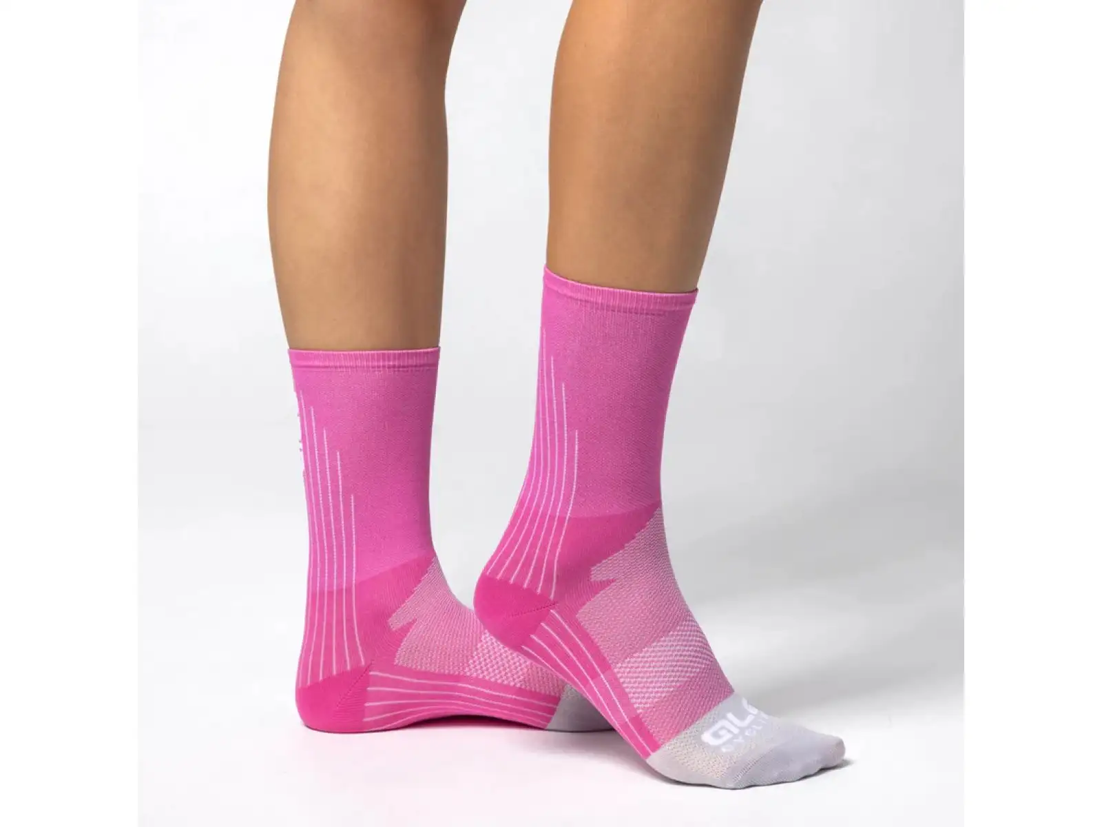 Alé Color Block T-Care Plus Damen Socken Fuchsia