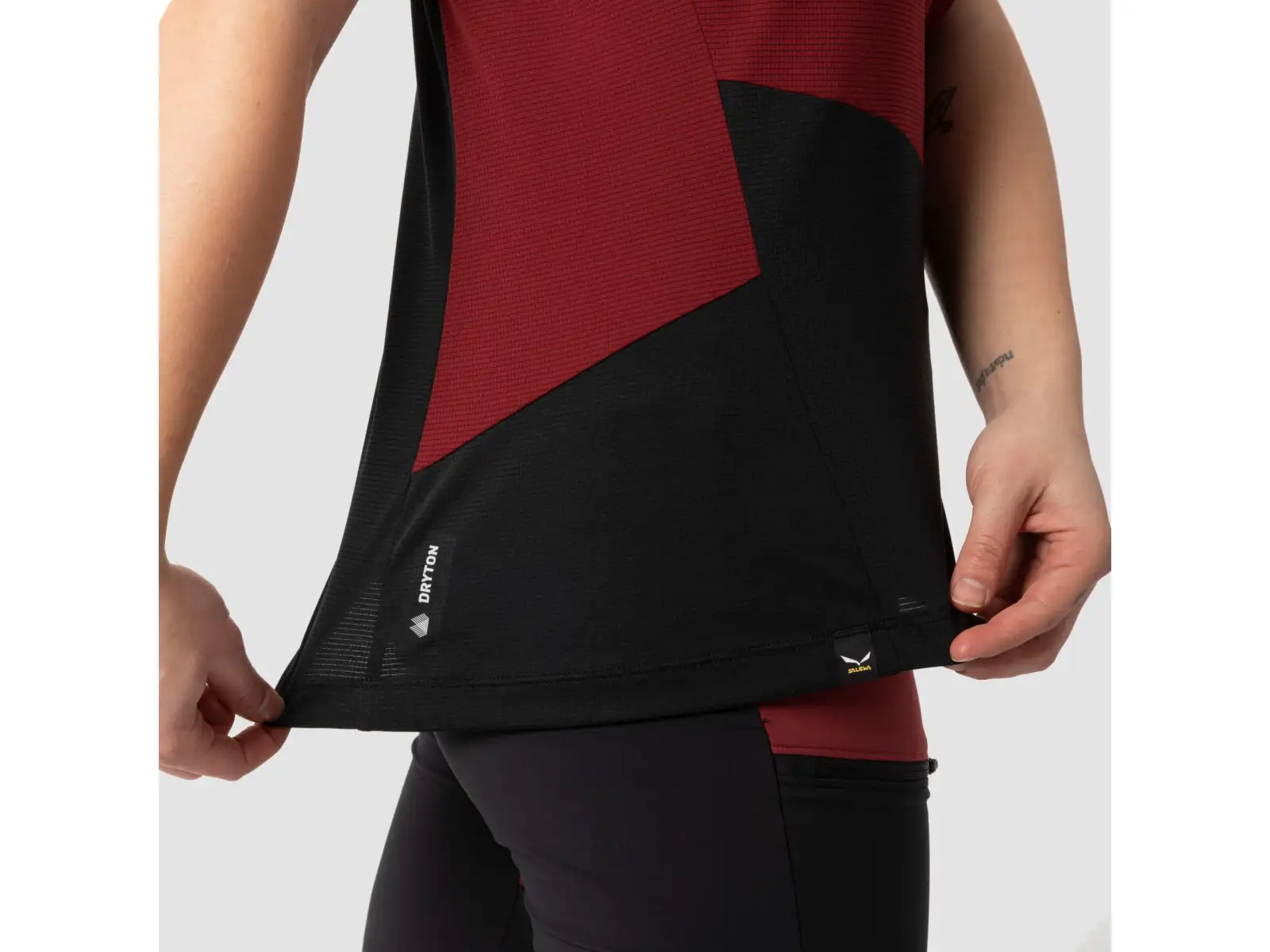 Salewa Puez Sporty Dry Damen T-Shirt kurzarm Black Out