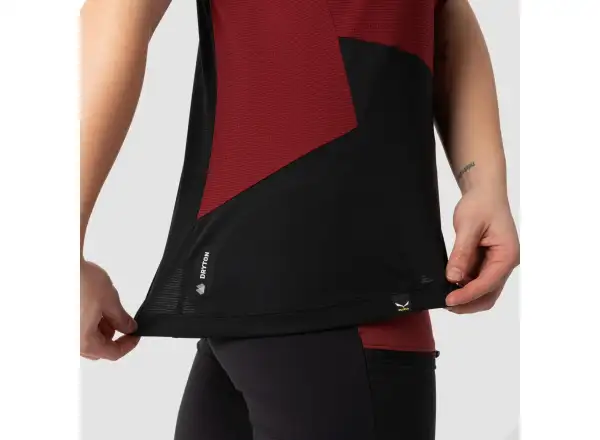 Salewa Puez Sporty Dry Damen T-Shirt kurzarm Black Out