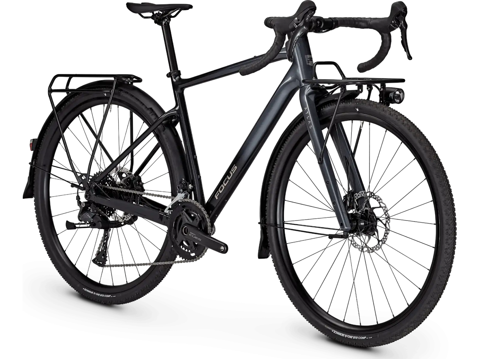 Focus Atlas 6.8 EQP Gravelbike Steelgrey/Diamondblack