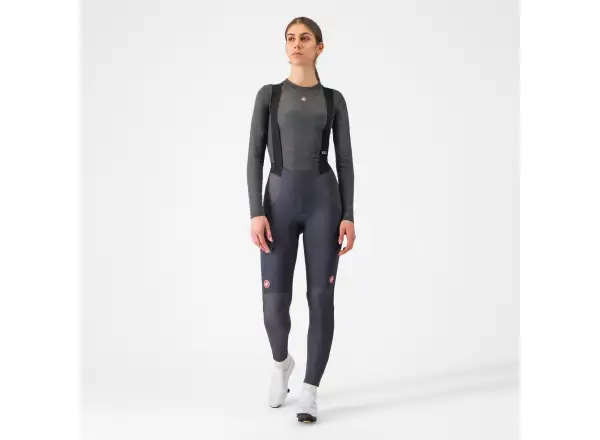 Castelli Medio Base Layer Damenunterhemd langarm Melange Gray